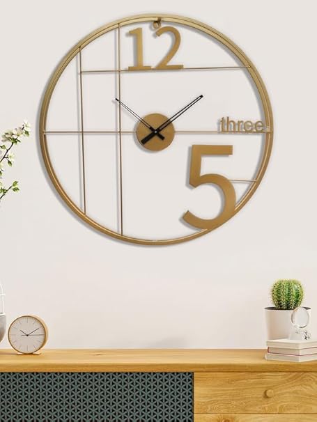 Precision Metal: The Modern Wall Clock - Ace Crafts Emporio