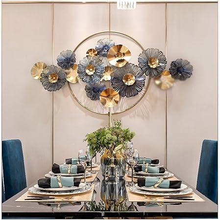 Botanical Brilliance: Captivating Floral Metal Wall Art - Ace Crafts Emporio