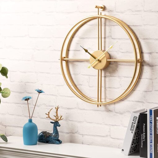 Modern Brilliance: The Metal Wall Clock - Ace Crafts Emporio
