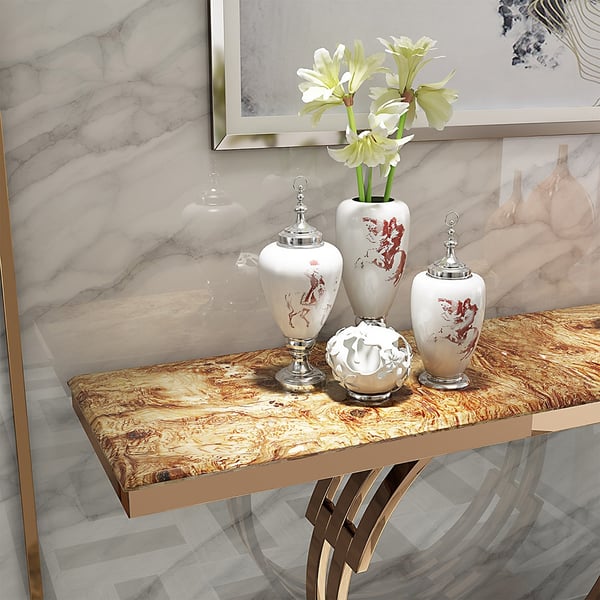 Marble Essence: Unveiling the Exquisite Console Table - Ace Crafts Emporio