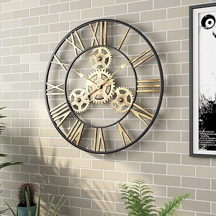 Modern Metal Magic: The Wall Clock - Ace Crafts Emporio