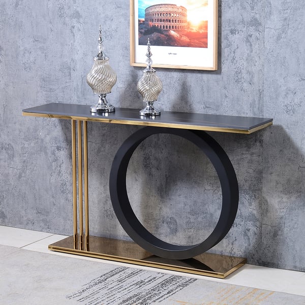 Urban Edge: The Metal Console Table for Contemporary Spaces - Ace Crafts Emporio