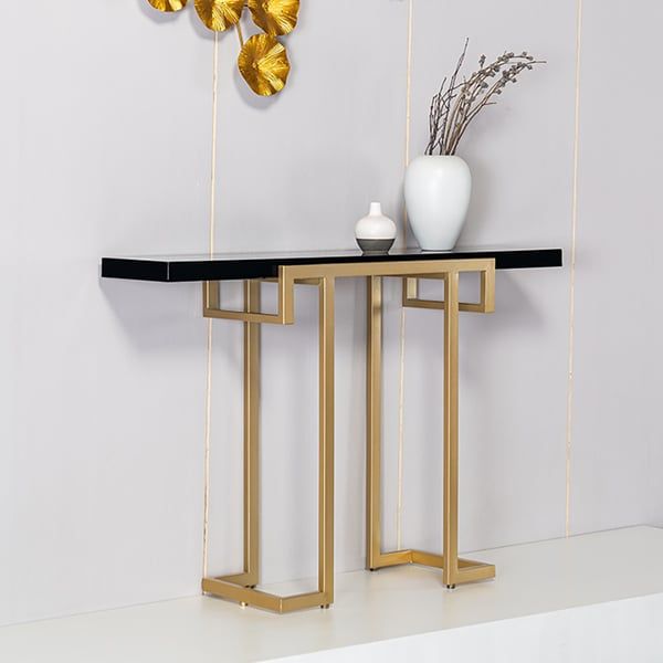 Urban Chic Narrow Console: Streamlined Design for Contemporary Spaces - Ace Crafts Emporio