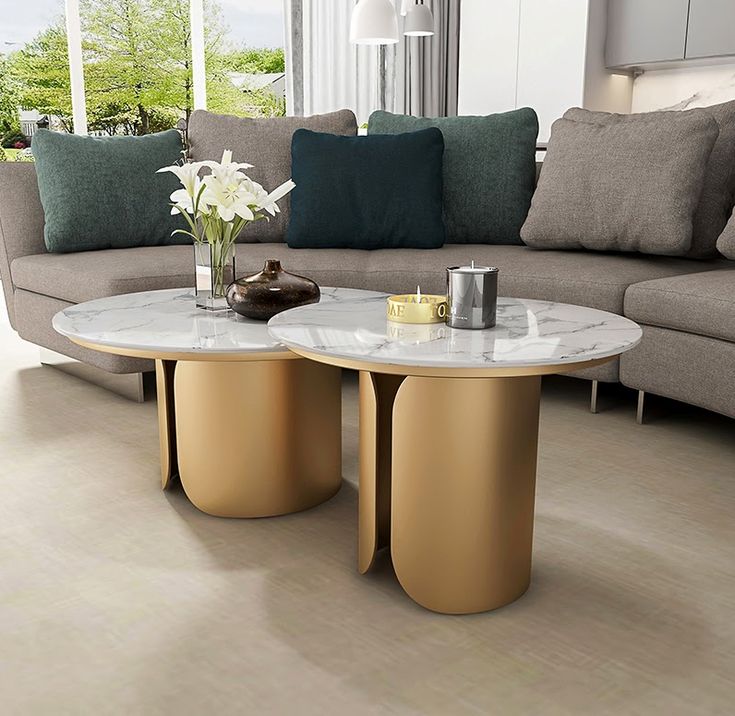 Metallic Elegance: Stylish Nesting Tables for Contemporary Spaces - Ace Crafts Emporio