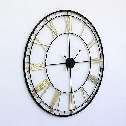 Timeless Noir: The Modern Black Wall Clock - Ace Crafts Emporio