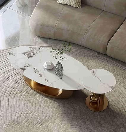 Contemporary Fusion Nesting Table Ensemble: Metal Marvels - Ace Crafts Emporio