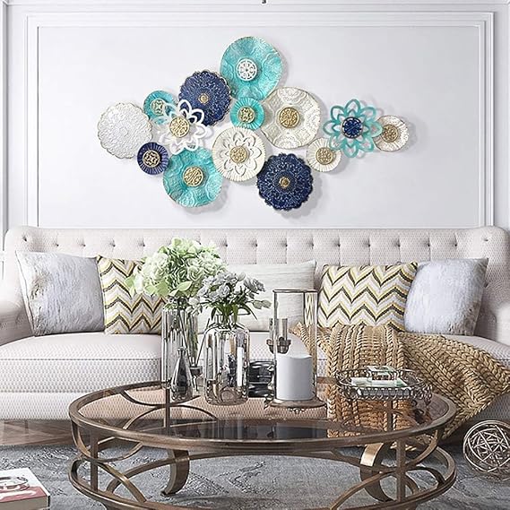 Blossoming Beauty: Exquisite Floral Metal Wall Art - Ace Crafts Emporio