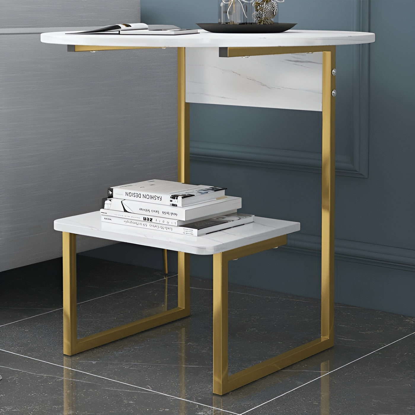 Modern Minimalism: Stylish Metal Side Table
