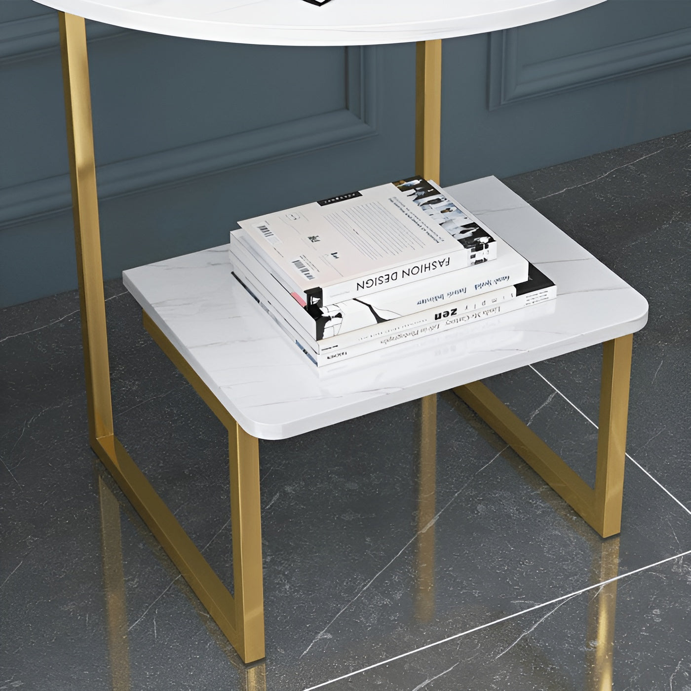 Modern Minimalism: Stylish Metal Side Table