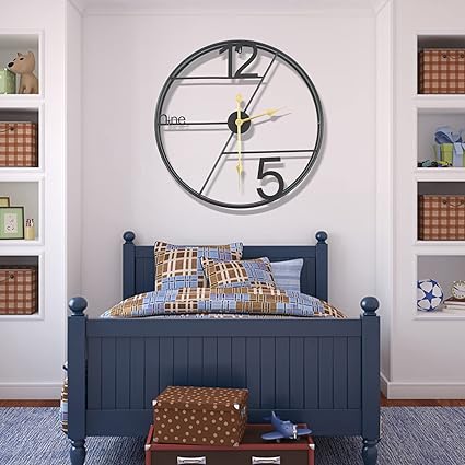 Modern Metal Marvel: The Contemporary Wall Clock - Ace Crafts Emporio