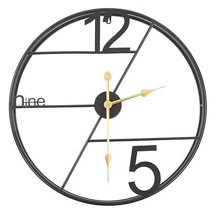 Modern Metal Marvel: The Contemporary Wall Clock - Ace Crafts Emporio