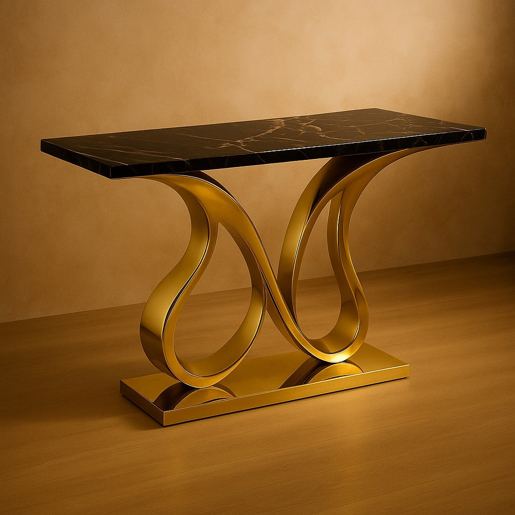 Eterna Curve PVD Console Table