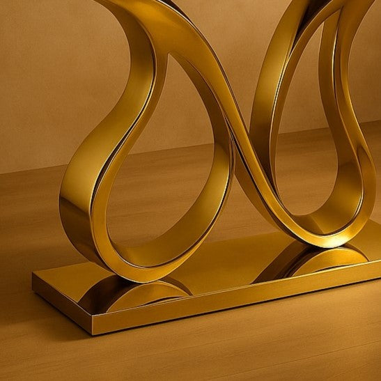 Eterna Curve PVD Console Table