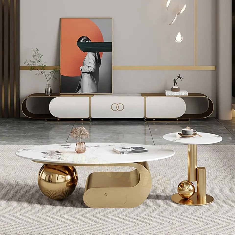 Modern Coffee Table with Side Table Set – Perfect for Cozy Living Spaces