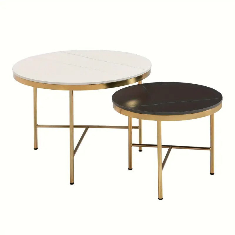 Set of 2 Modern Coffee Tables – Minimalist Style for a Chic Living Space