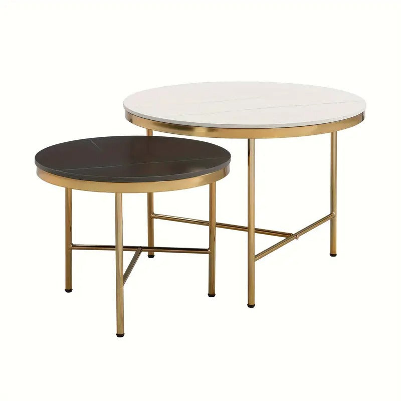 Set of 2 Modern Coffee Tables – Minimalist Style for a Chic Living Space