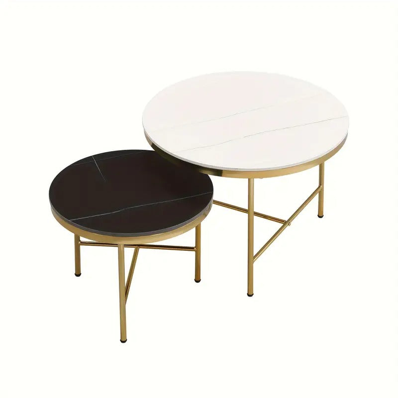 Set of 2 Modern Coffee Tables – Minimalist Style for a Chic Living Space