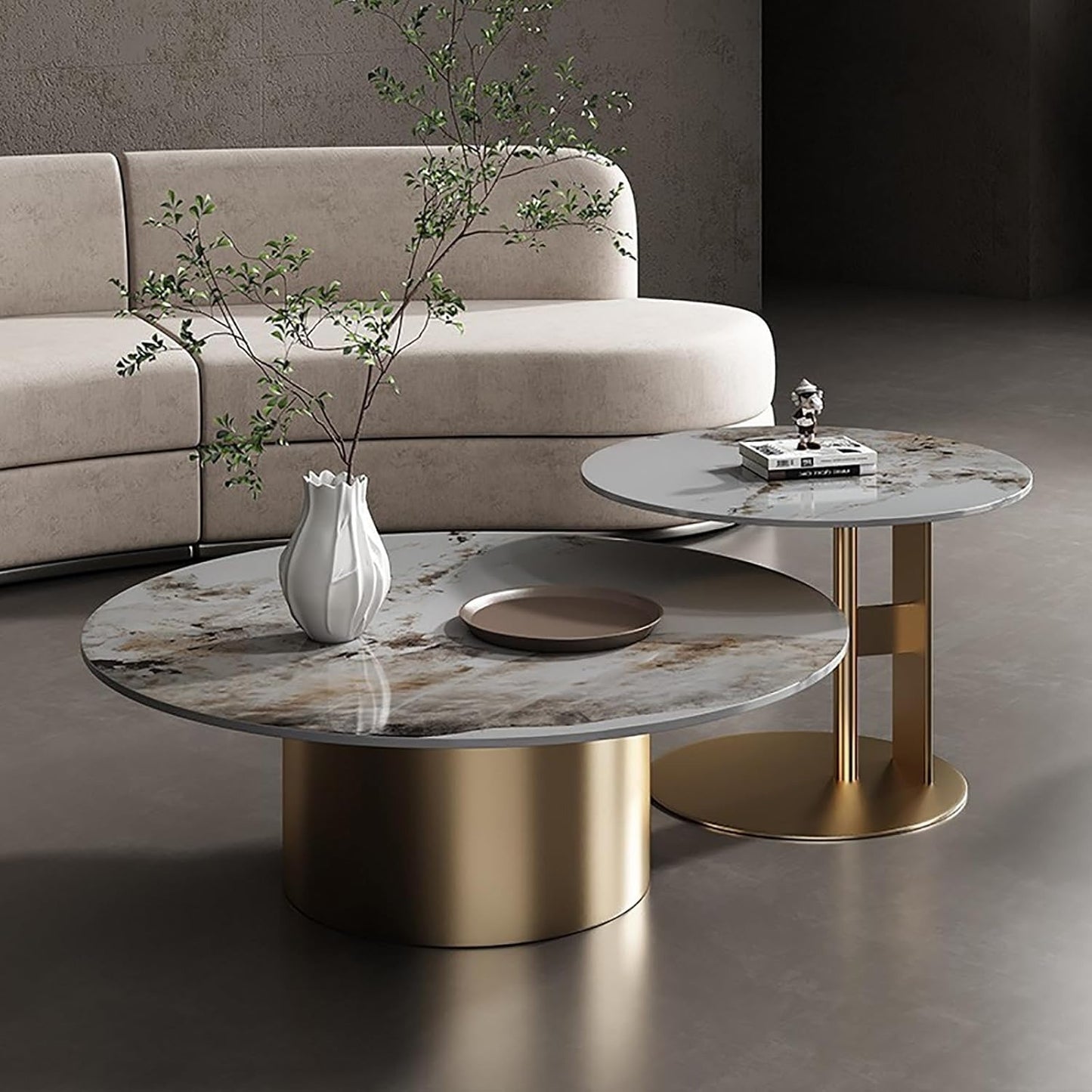 Contemporary Coffee Table Set of 2 – Perfect Blend of Style and Functionality