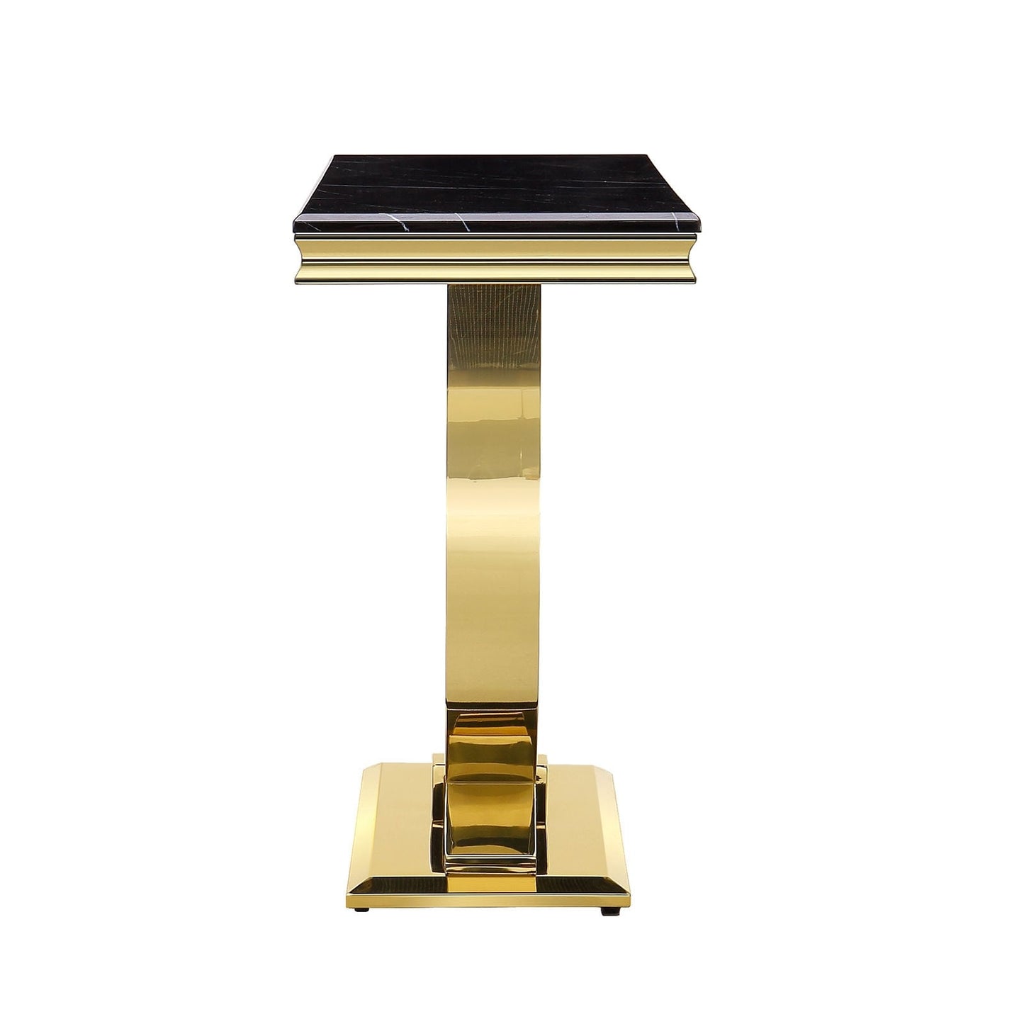 Modern Console Table with Stylish U-Metal Base