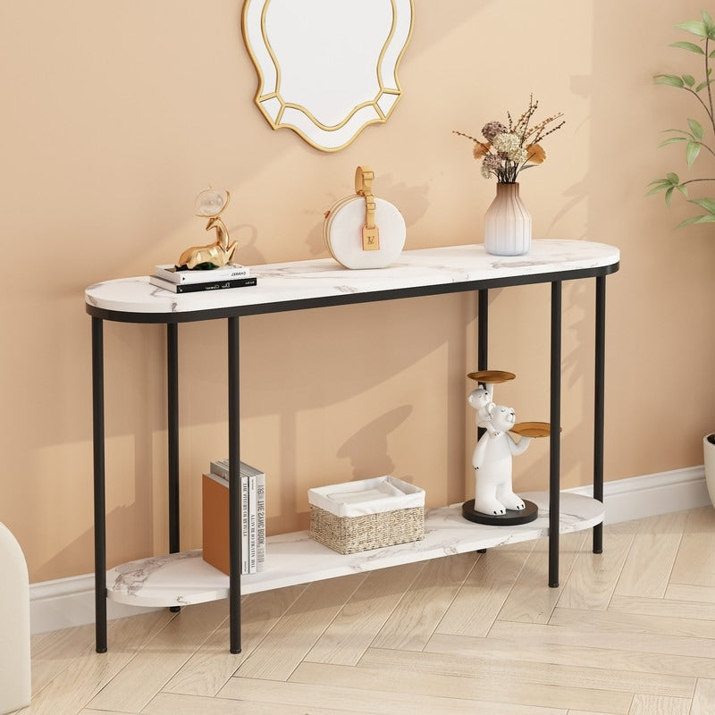 Elevated Style: The 2-Tiered Console Table