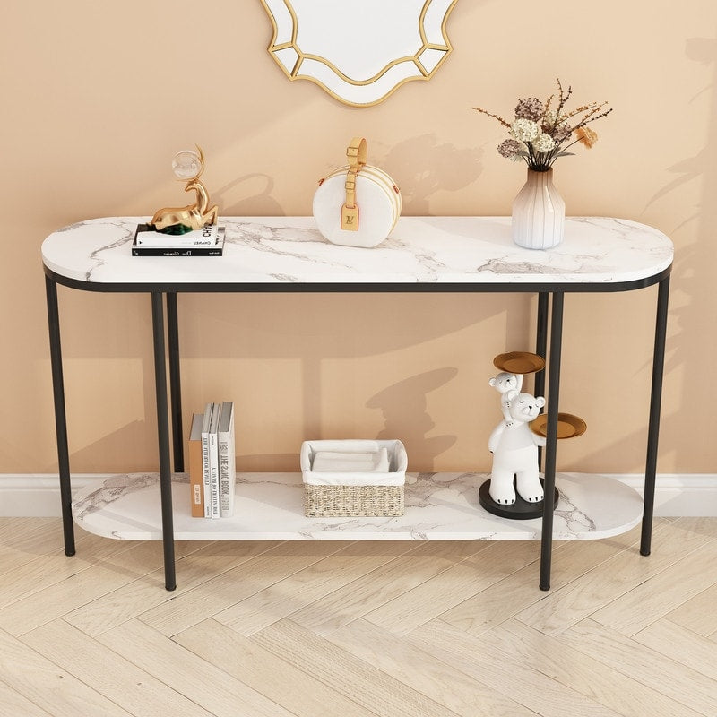 Elevated Style: The 2-Tiered Console Table