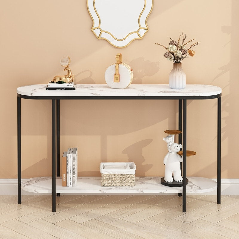 Elevated Style: The 2-Tiered Console Table