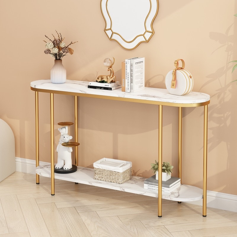Elevated Style: The 2-Tiered Console Table