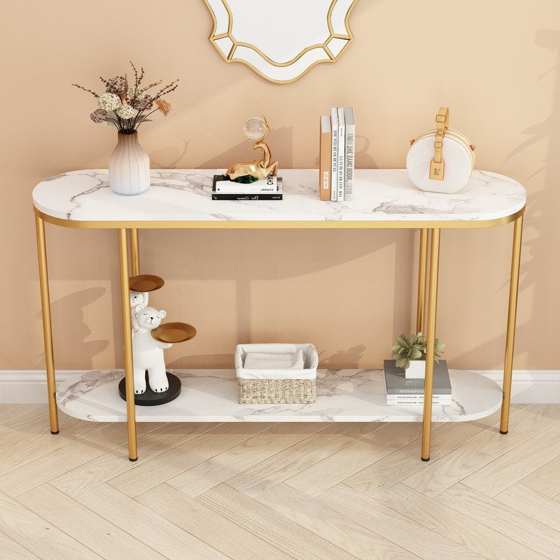Elevated Style: The 2-Tiered Console Table
