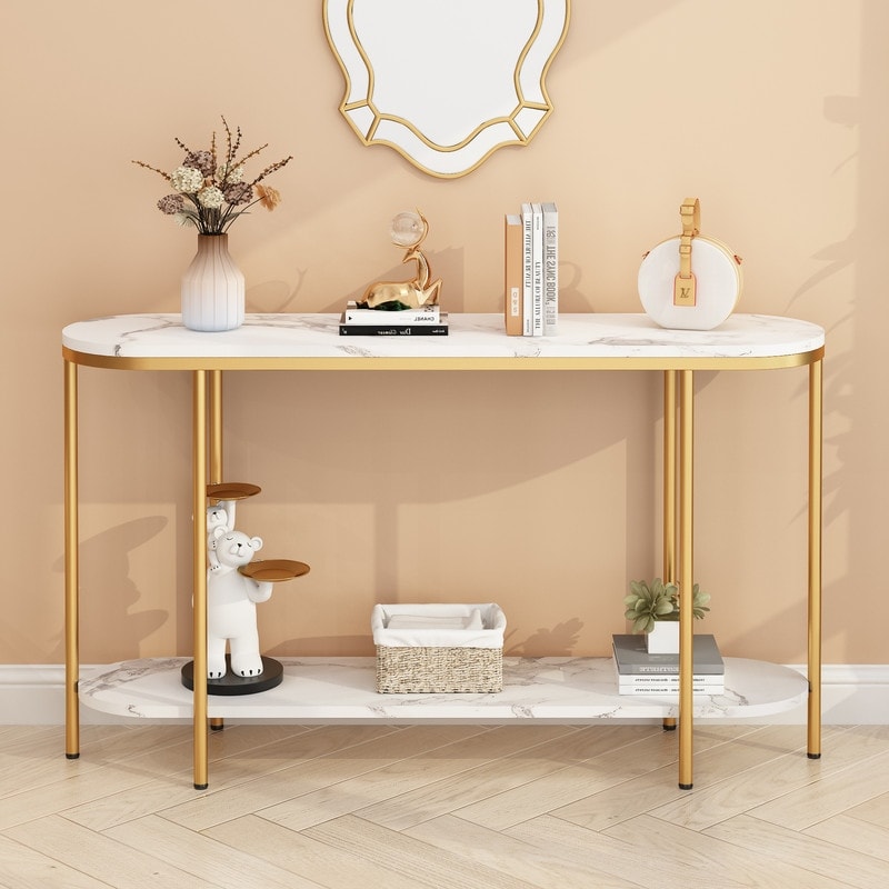 Elevated Style: The 2-Tiered Console Table