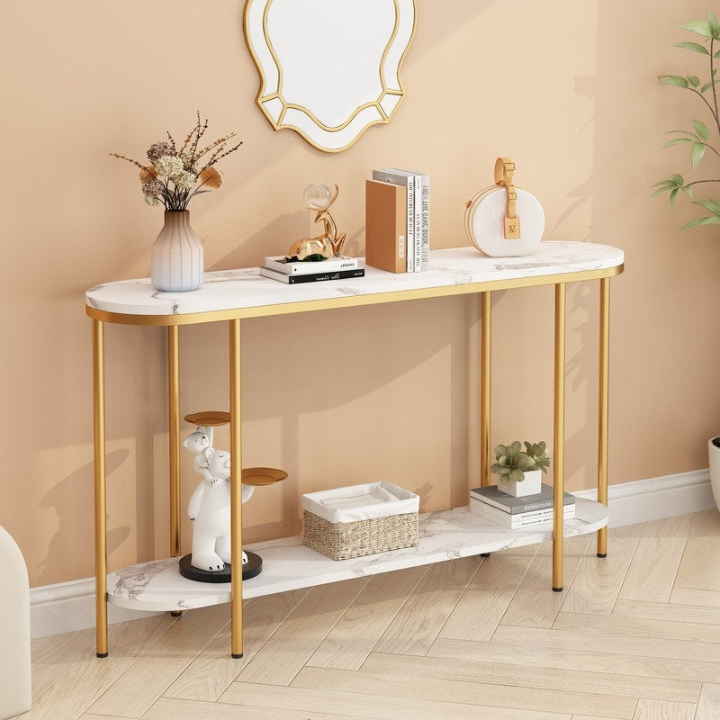 Elevated Style: The 2-Tiered Console Table
