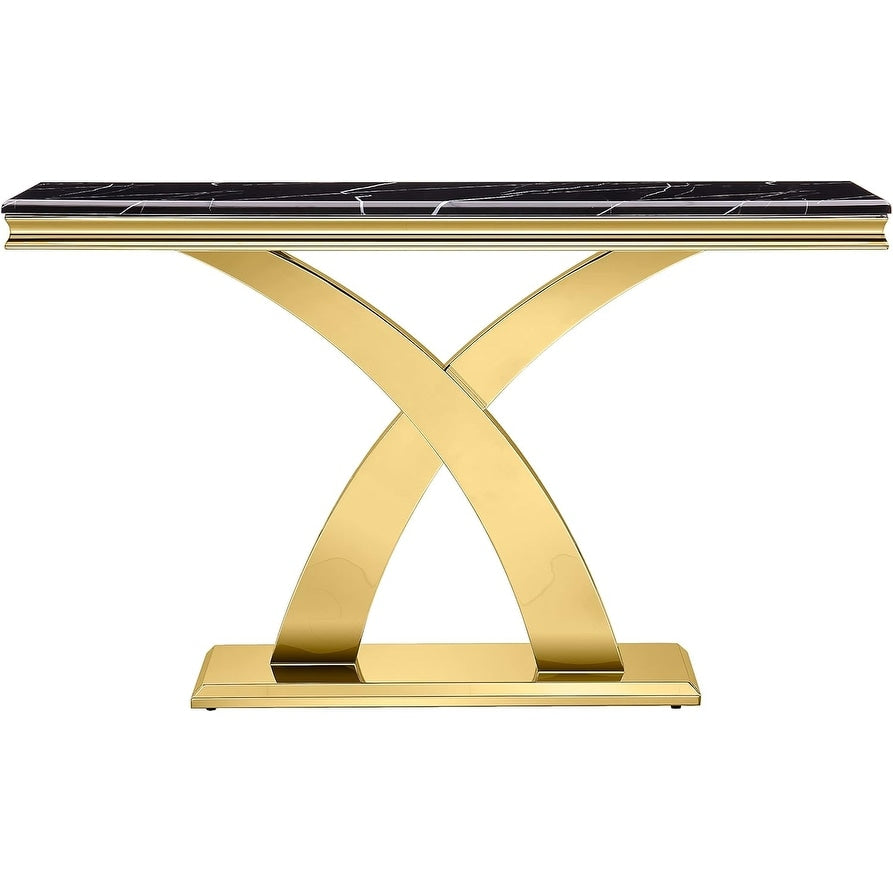 Timeless Elegance: X-Base Luxury Console Table