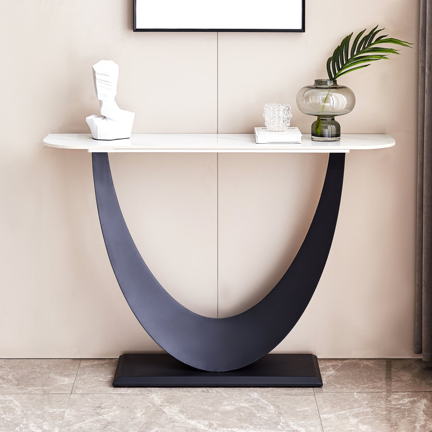 Bold and Modern Console Table with Elegant Simplicity