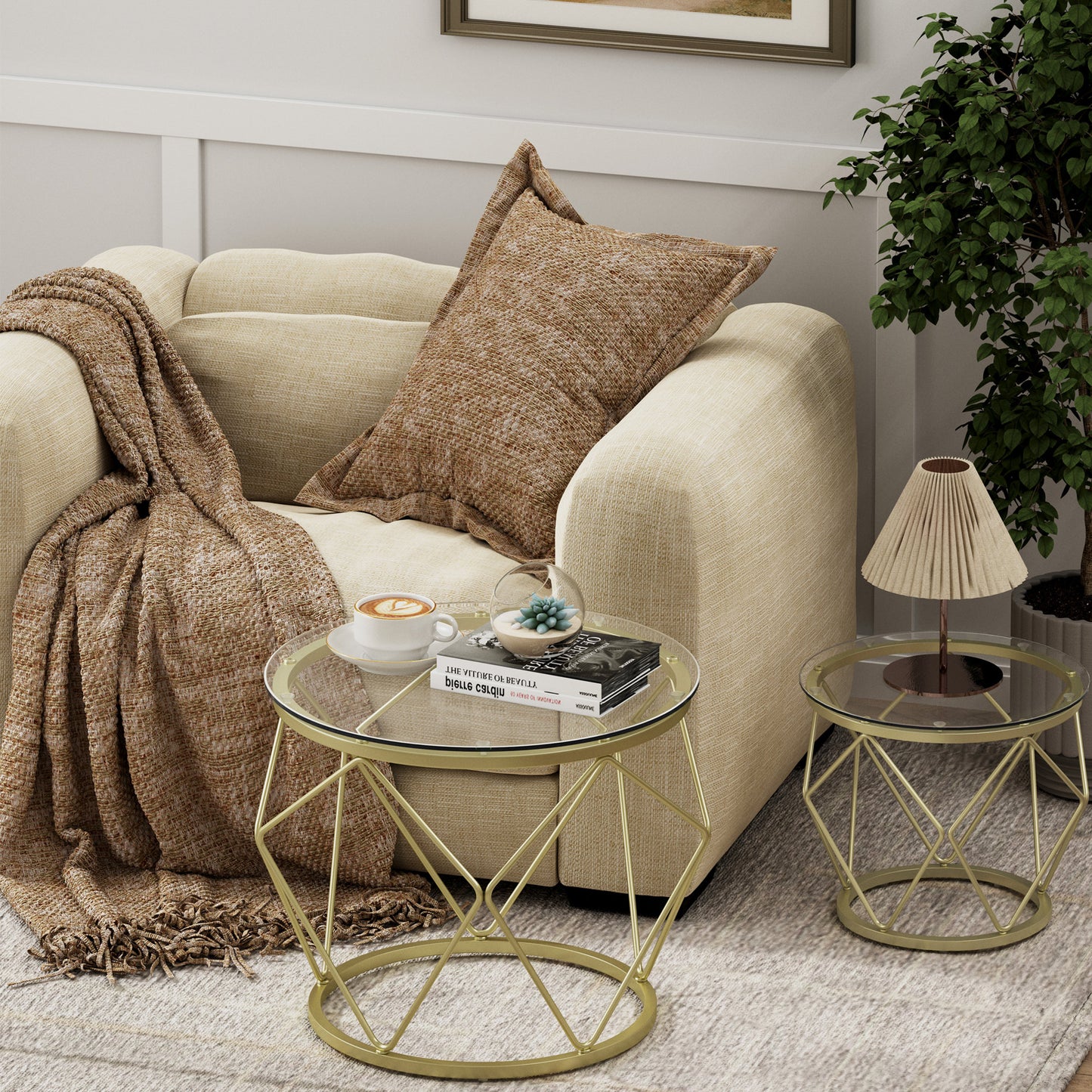 Modern Iron Nesting Table Set for a Stylish, Functional Space