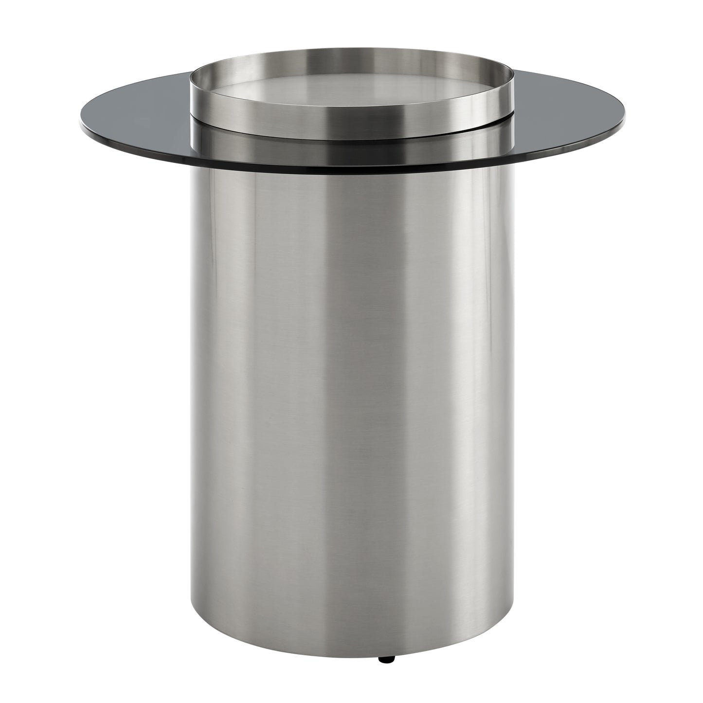Contemporary Stainless Steel Nesting Table Set for a Polished Look