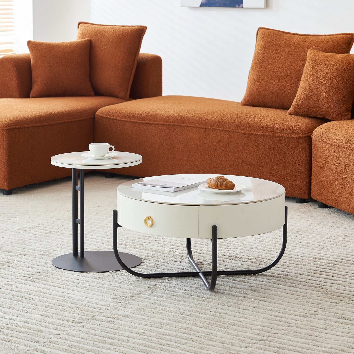 Modern Round Coffee Table Set for a Timeless Look