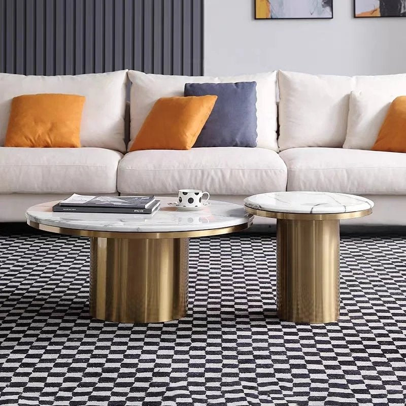 Round Nesting Table Set – Modern Design for Compact Elegance