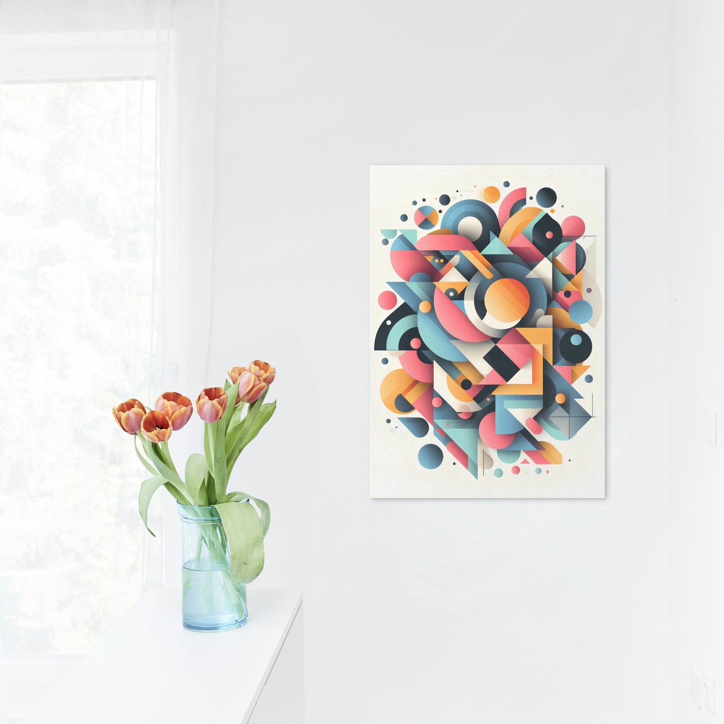 Abstract Design Canvas Wall Painting - Modern Art for Home & Office Decor | Premium Quality Artwork