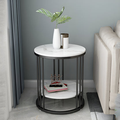 Iron Accent: Modern Metal Side Table