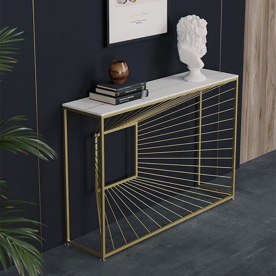 Timeless Luxury: The Marble-Top Console Table - Ace Crafts Emporio