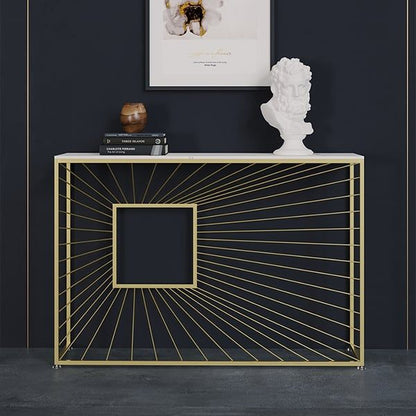 Timeless Luxury: The Marble-Top Console Table - Ace Crafts Emporio