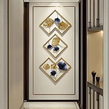 Trio of Elegance: Stunning Metal Wall Art Set of Three - Ace Crafts Emporio