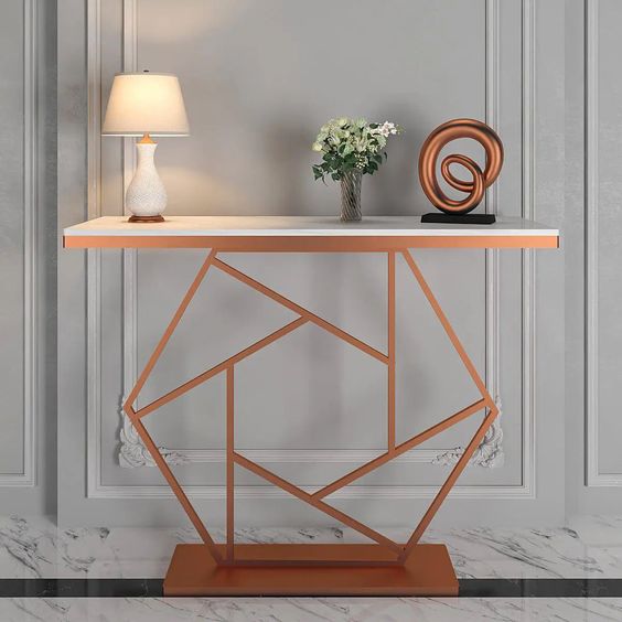 Marble Magic: Elevate Your Space with a Stunning Console Table - Ace Crafts Emporio