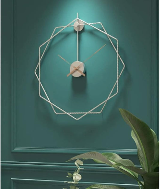 Modern Metal Fusion: The Stylish Wall Clock - Ace Crafts Emporio
