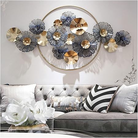 Botanical Brilliance: Captivating Floral Metal Wall Art - Ace Crafts Emporio