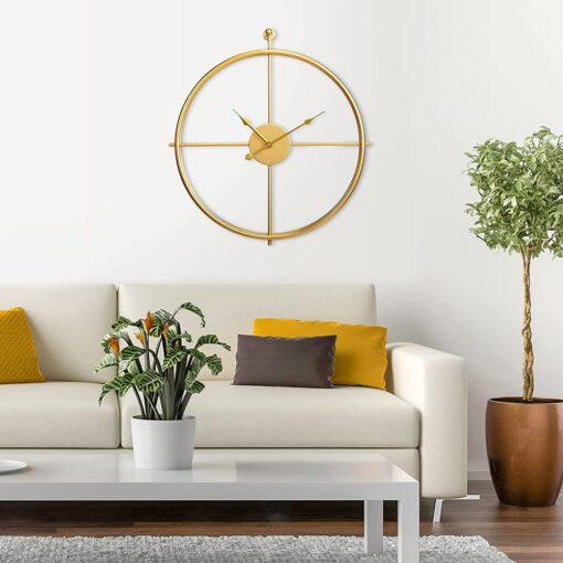 Modern Brilliance: The Metal Wall Clock - Ace Crafts Emporio