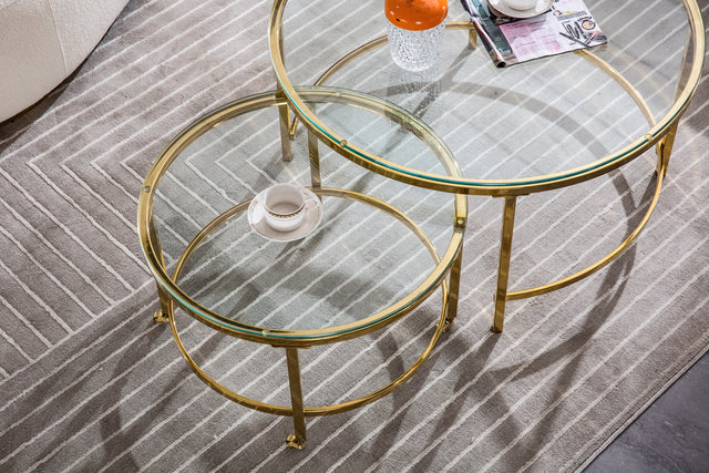 Contemporary Metal: Stylish Stainless Steel Nesting Tables for Modern Living - Ace Crafts Emporio
