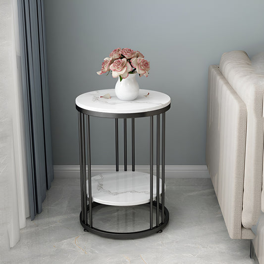 Iron Accent: Modern Metal Side Table
