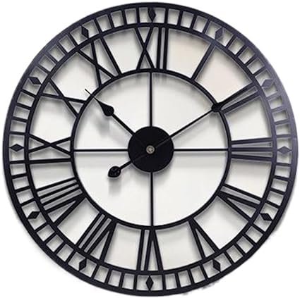 Midnight Elegance: The Modern Black Wall Clock - Ace Crafts Emporio