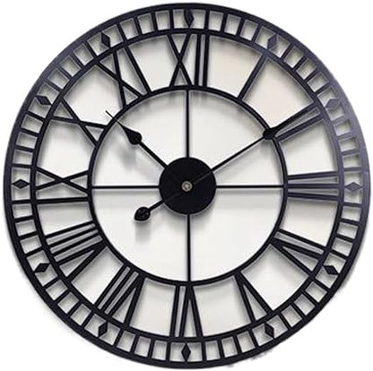 Midnight Elegance: The Modern Black Wall Clock - Ace Crafts Emporio