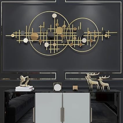 Urban Glamour: Modern Metal Wall Art for Sophisticated Spaces - Ace Crafts Emporio